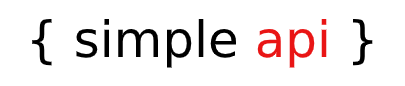 logo simple api